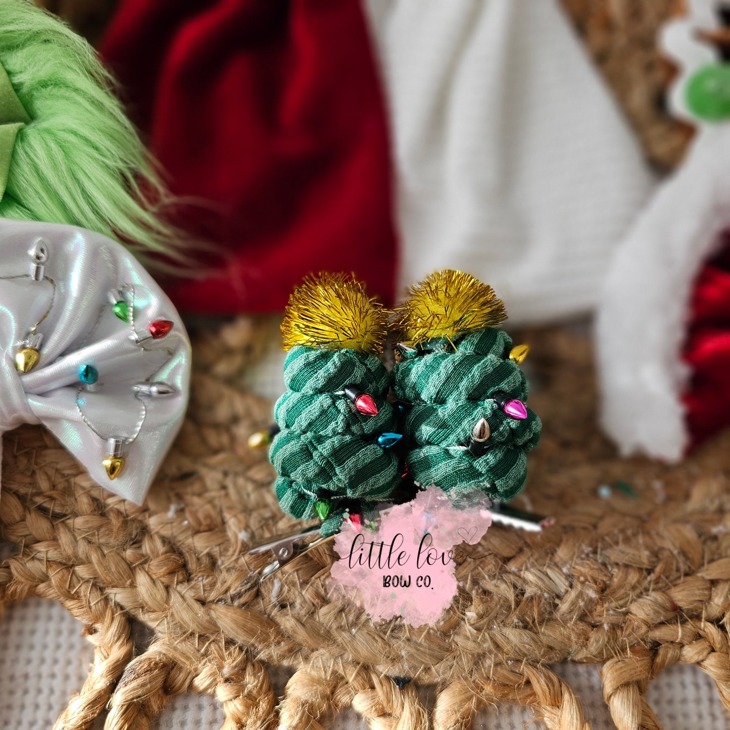 Christmas Tree Top Knots