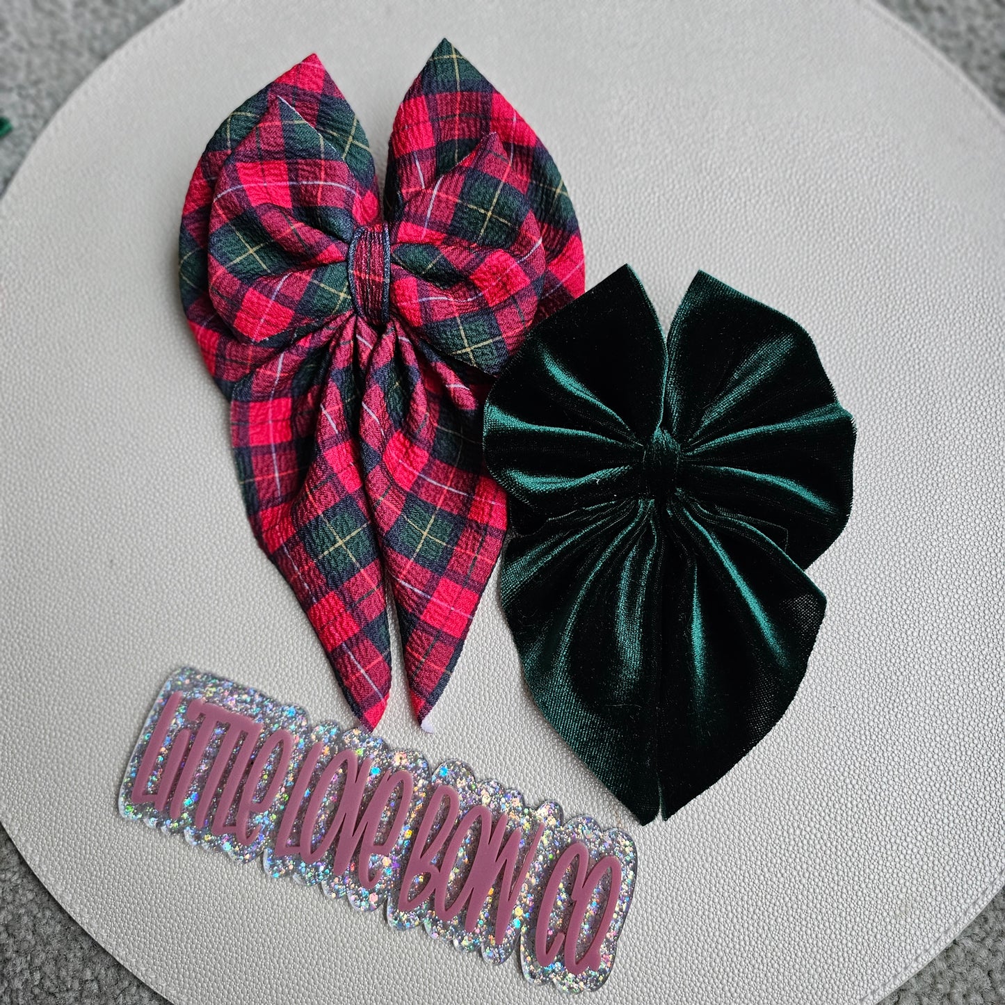 Coquette Bow and 4" Sailor Bundle on clips