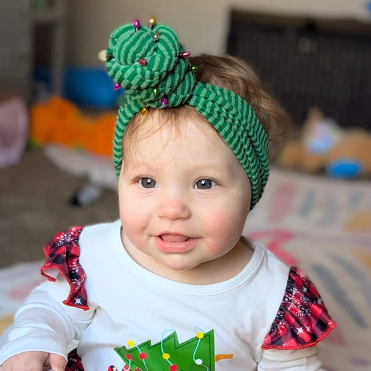 Christmas Tree Top Knots